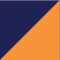 Blu marino/Arancione (8953)